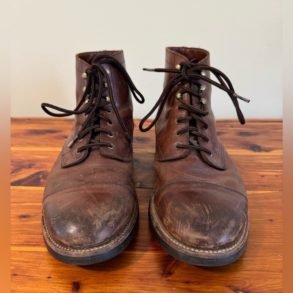 J. Crew Original Kenton Leather Cap Toe Boot - 11.5D